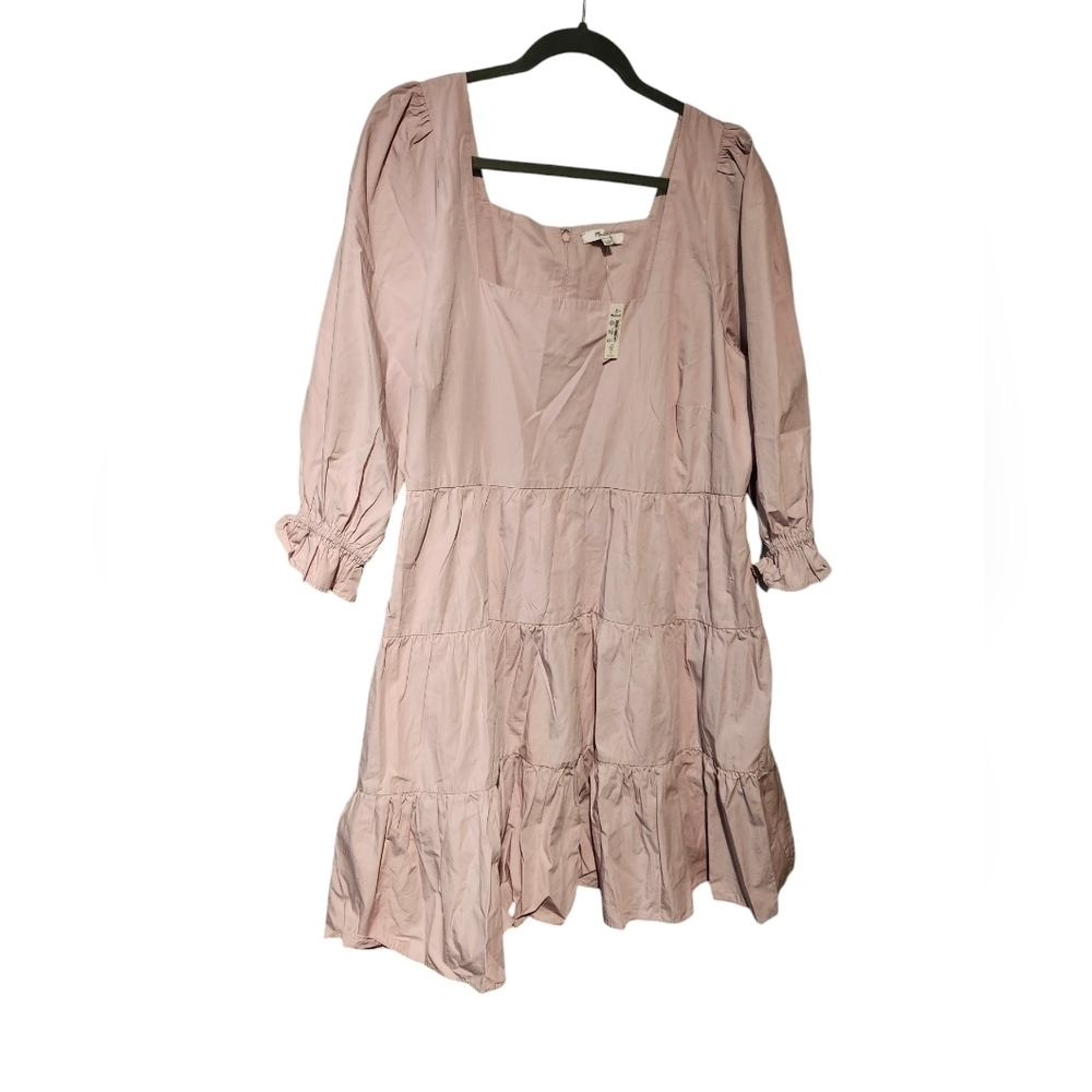 Madewell  Ruffle Dress Size 16 NWT Light Purple
